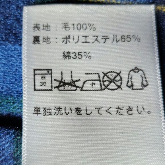 Pendleton Lodge Mens 100% Virgin Wool Plaid Button-Up Shirt Blue Red Yellow Sz M - Picture 9 of 10